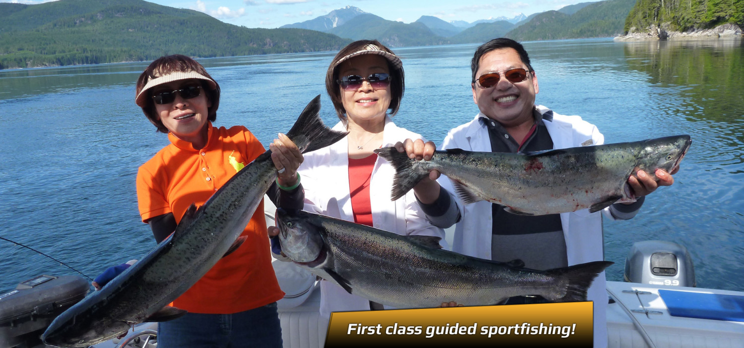 Howe Sound - Vancouver Salmon Fishing Charters with Watermark Charters -  Fully Guided
